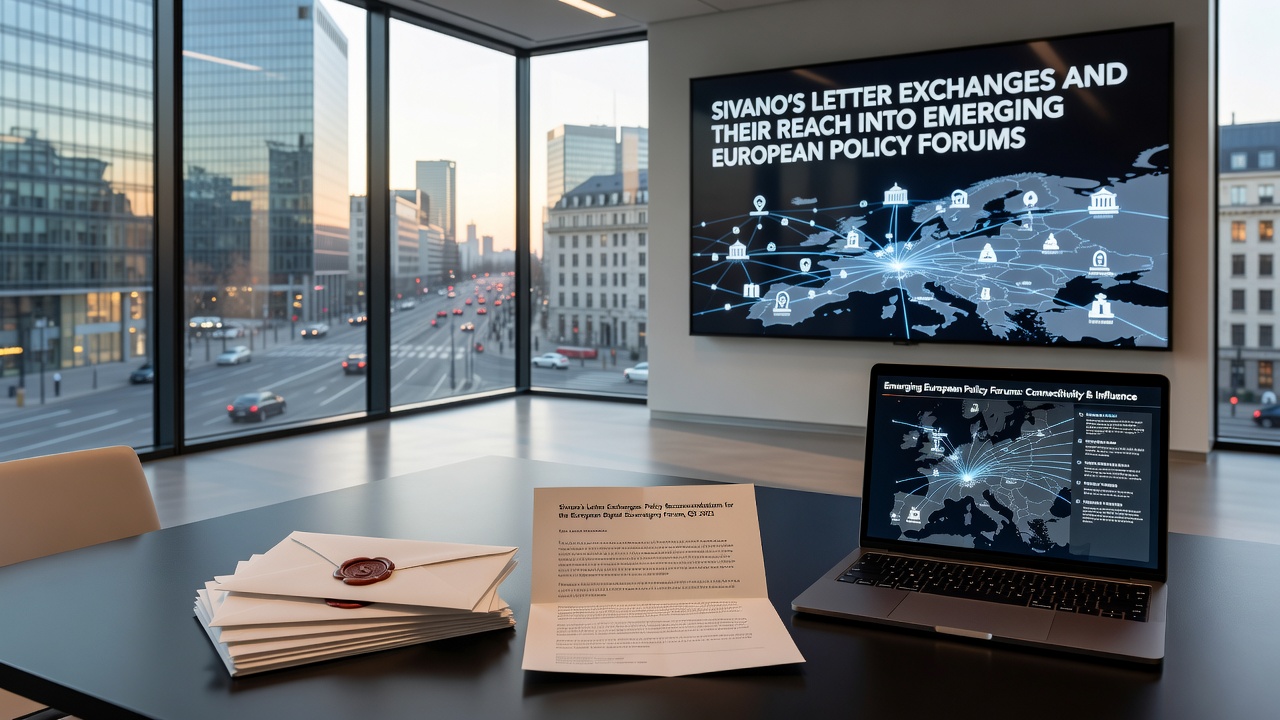 Sivano's Letter Exchanges and Their Reach Into Emerging European Policy Forums